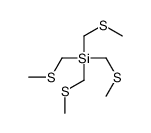 tetrakis(methylsulfanylmethyl)silane Structure