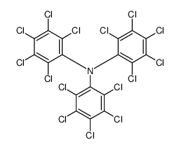 2,3,4,5,6-pentachloro-N,N-bis(2,3,4,5,6-pentachlorophenyl)aniline结构式