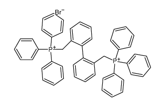 2,2'-Bis-triphenylphosphoniomethyl-biphenyl-dibromid Structure