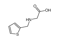 [(Thiophen-2-ylmethyl)-amino]-acetic acid结构式