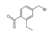 4-(bromomethyl)-2-ethyl-1-nitrobenzene Structure