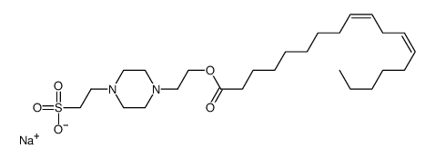 sodium,2-[4-[2-[(9Z,12Z)-octadeca-9,12-dienoyl]oxyethyl]piperazin-1-yl]ethanesulfonate picture