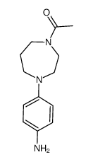 1-[4-(4-amino-phenyl)-[1,4]-diazepan-1-yl]ethanone结构式