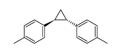 trans-di(4-methylphenyl)cyclopropane结构式