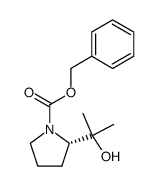 (2S)-N-Cbz-α,α-dimethyl-2-PyrrolidineMethanol结构式