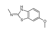 2-Benzothiazolamine,6-methoxy-N-methyl-(9CI)结构式