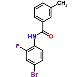 N-(4-Bromo-2-fluorophenyl)-3-methylbenzamide Structure