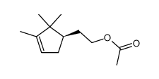 (R)-2,2,3-trimethylcyclopent-3-ene-1-ethyl acetate结构式