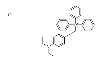 [4-(diethylamino)phenyl]methyl-triphenylphosphanium,iodide结构式