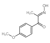 (2Z)-2-hydroxyimino-1-(4-methoxyphenyl)propan-1-one结构式