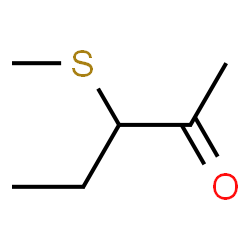 2-Pentanone, 3-(methylthio)- (9CI) structure