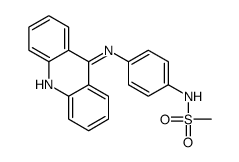 4'-(9-acridinylamino)methanesulfonanilide结构式