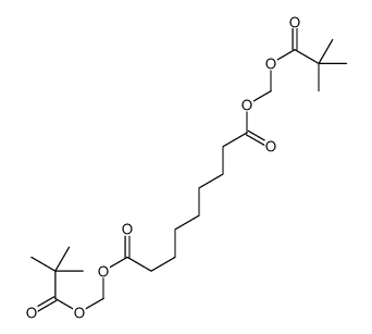 bis(2,2-dimethylpropanoyloxymethyl) nonanedioate结构式