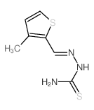 Hydrazinecarbothioamide, 2-[(3-methyl-2-thienyl)methylene]- structure