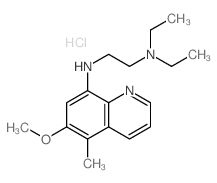 N,N-diethyl-N-(6-methoxy-5-methyl-quinolin-8-yl)ethane-1,2-diamine Structure
