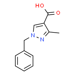 3-Methyl-1-(phenylmethyl)-1H-pyrazole-4-carboxylic acid picture
