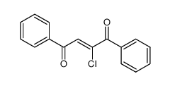2-chloro-1,4-diphenyl-but-2-ene-1,4-dione结构式