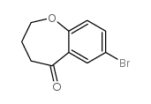 7-溴-3,4-二氢-2H-苯并[B]氧杂环庚烷-5-酮结构式