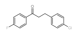 3-(4-CHLOROPHENYL)-4'-FLUOROPROPIOPHENONE structure