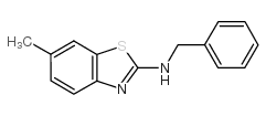 BENZYL-(6-METHYL-BENZOTHIAZOL-2-YL)-AMINE结构式