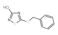 5-benzylthio-3-hydroxy-1,2,4-thiadiazole Structure