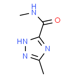 1H-1,2,4-Triazole-3-carboxamide,N,5-dimethyl-(9CI) structure