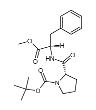 N-Boc-L-Pro-L-Phe methyl ester结构式
