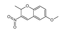 6-Methoxy-2-methyl-3-nitro-2H-1-benzopyran Structure