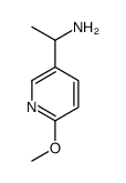 1-(6-Methoxy-pyridin-3-yl)-ethylamine Structure