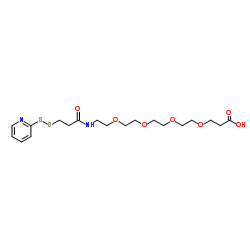 SPDP-PEG4-acid Structure