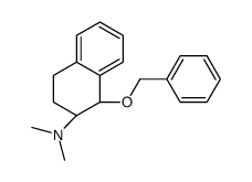(1R,2S)-N,N-dimethyl-1-phenylmethoxy-1,2,3,4-tetrahydronaphthalen-2-amine结构式