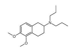 (+/-)-5,6-dimethoxy-2-(N,N-di-n-propylamino)tetralin结构式
