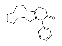Cyclododeca[b]pyridin-2(1H)-one,3,4,5,6,7,8,9,10,11,12,13,14-dodecahydro-1-phenyl-结构式