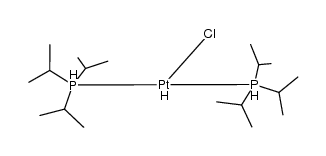 trans-PtHCl(P(i-Pr)3)2 Structure