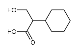 2-cyclohexyl-3-hydroxypropanoic acid结构式