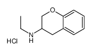 N-ethyl-3,4-dihydro-2H-chromen-3-amine,hydrochloride结构式