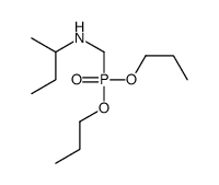 N-(dipropoxyphosphorylmethyl)butan-2-amine结构式