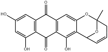 3,6-Dihydro-7,9,11-trihydroxy-2-methyl-2,6-epoxy-2H-anthra[2,3-b]oxocin-8,13-dione picture