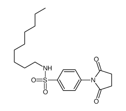 4-(2,5-dioxopyrrolidin-1-yl)-N-nonylbenzenesulfonamide Structure