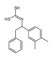 [1-(3,4-dimethylphenyl)-2-phenylethyl]carbamodithioic acid Structure