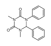 1,3-dimethyl-5,6-diphenyl-1,3,5-triazinane-2,4-dione结构式