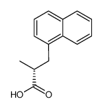 (R)-2-methyl-3-(1-naphthyl)propionic acid Structure