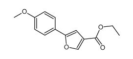 ethyl 5-(4-methoxyphenyl)furan-3-carboxylate结构式