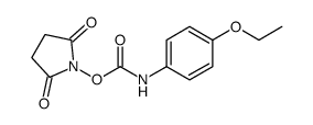 (2,5-dioxopyrrolidin-1-yl) N-(4-ethoxyphenyl)carbamate Structure