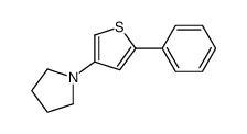 1-(5-phenylthiophen-3-yl)pyrrolidine Structure