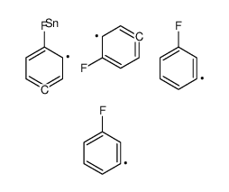 bis(3-fluorophenyl)-bis(4-fluorophenyl)stannane结构式