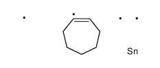 cyclohepten-1-yl(trimethyl)stannane结构式