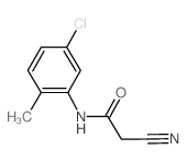 N-(5-Chloro-2-methylphenyl)-2-cyanoacetamide structure