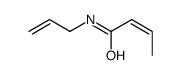 N-prop-2-enylbut-2-enamide结构式