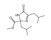 2,4-diisobutyl-5-oxo-2,5-dihydro-1H-imidazole-2-carboxylic acid methyl ester结构式